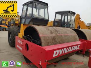 China 13000kg Weight  Good Condition Vibratory Compactor Yellow Color  Single Drum Used Road Roller CA301D wholesale