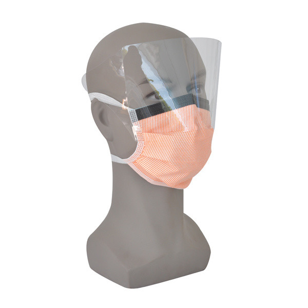 Foggless Nonwoven Disposable Face Mask With Eye Shield