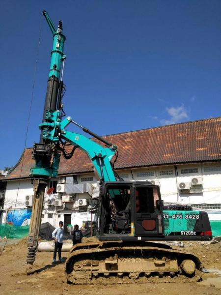 Quality Restructured Excavator Rotary Piling Rig , 24 m Max Pile Depth KR50A 1200 mm Max. diameter for sale