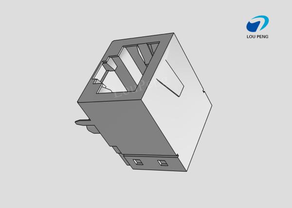 Quality RJ45 Connectors, RJ45, Single Port, Port Matrix Configuration 1 x 1, RJ Type Jacks & Plugs,RJ45,Side,8P8C,R/A,50u" Au for sale
