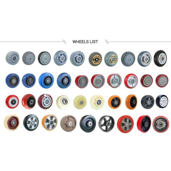 2inch 2.5inch 3inch 4inch 5inch 130kg Orange PVC/PU Industrial Rotary Trolley Caster Swivel Caster Wheel