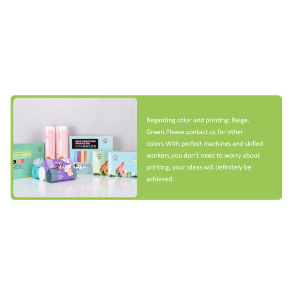 100% Biodegradable Plastic Dog Poop Waste Bag Customized Size with Logo Customized Logo