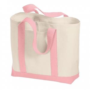 China Recycle Plain Organic Cotton Canvas Tote Bag Reusable Custom Printed With Logo wholesale