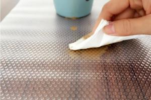 China Custom Clear EVA Kitchen Drawer Anti Slip Mat / EVA Film , Washable And Easy To Cut Placemat For Protecting wholesale