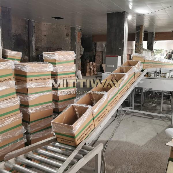 Automatic Poly Bag Inserter Machine Moulding Bag Maker Inserter