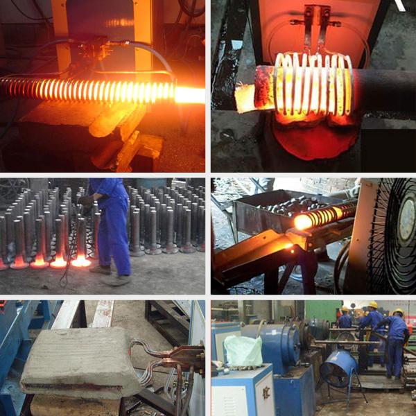 160kw Supersonic Frequency Induction Heating Machine Round Bar End