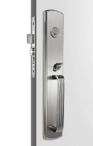 China Satin Stainless Steel Door Handles / Entry Door Handlesets With Knob wholesale
