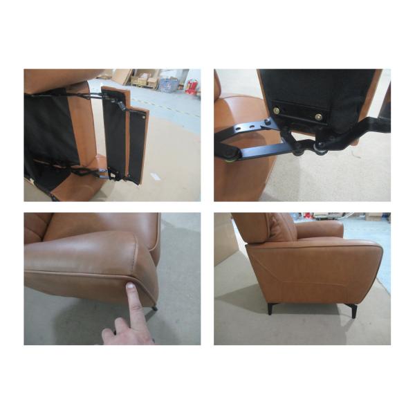 PU Leather Lazy Chair Sofa Recliner Multifunctional For Living Room