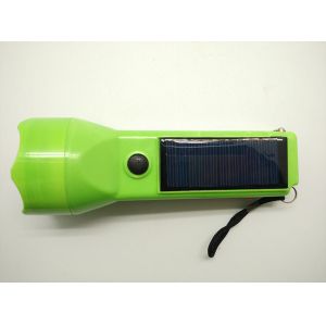 BN-436S Solar Power Torch Rechargeable Battery LED Flashlight
