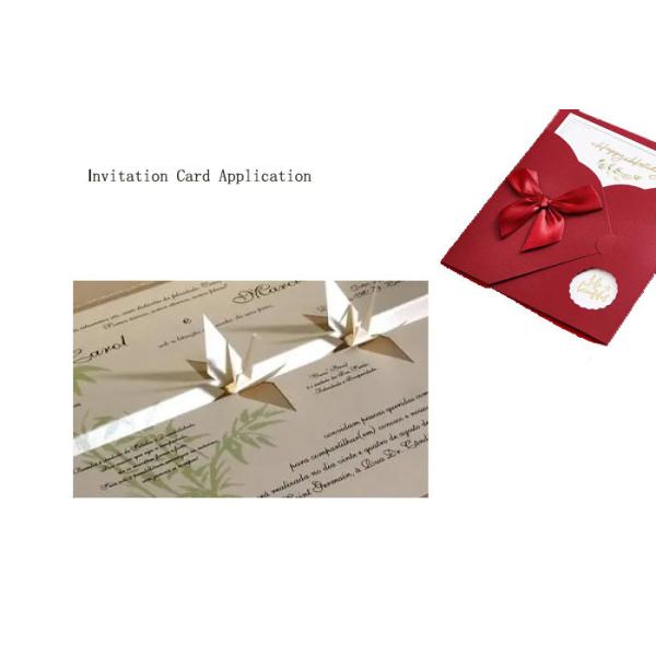 High Whiteness Gloss Cover C2S for Invitation Card 80gsm 90gsm