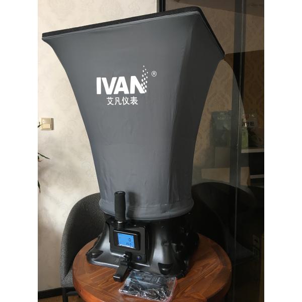 Highly Accurate Air Volume Meter Balometer Air Flow Capture Hood with Data Storage