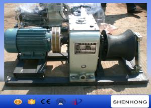 China ISO Electric Cable Pulling Winch / Electric Cable Winch Puller For Tower Erection on sale
