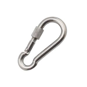 China Precision Casting Technology Quick Link Spring Snap Hook With Screw Lock Plain Finish wholesale