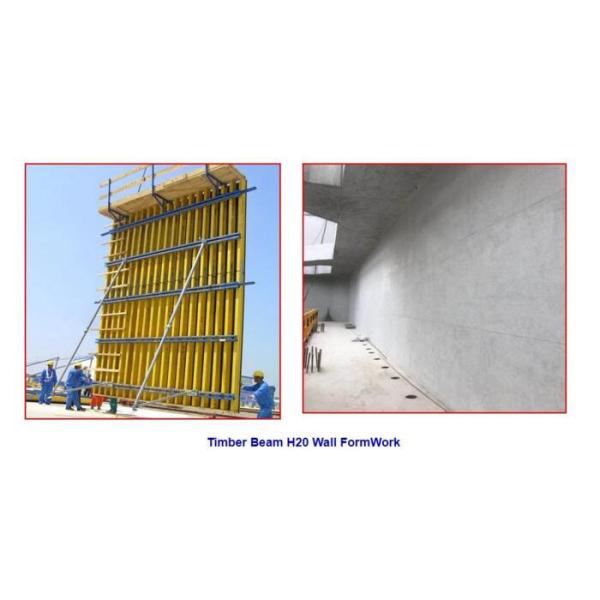 Waterproof H20 Timber Beam Formwork , Efficient Construction Formwork System
