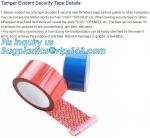 transfer high residue tamper evident security void tape，Anti Tamper Proof