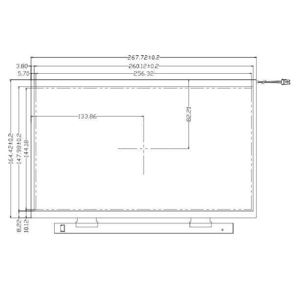 11.6 Inch IPS LCD Display Module 700 Brightness LCD 1920x1080 Display