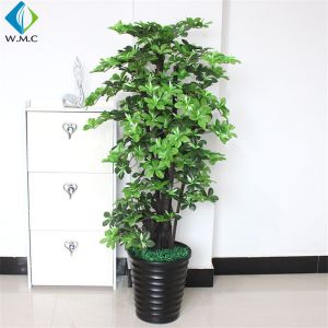 China Solid Wood Trunk Artificial Magnolia Tree In Pot For Indoor Decoration wholesale