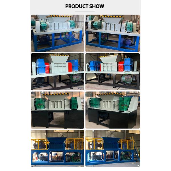 Industrial Multifunctional Double Shaft Shredder Building Templates