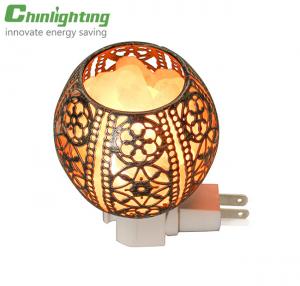 China 7W Round Drum Natural Himalayan Salt Lamp Night Light wholesale