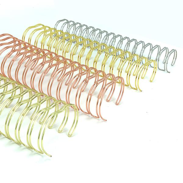 22.2 MM Spiral Wire O Loop Binding 23 Loops Raw Material In Book Binding