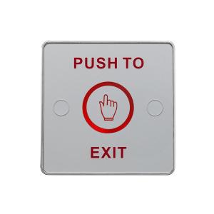 China Golden color metallic surface door Exit button access control system Push door release switch panic button for Alarm wholesale