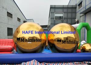 China Single Color Printing Inflatable Mirror Balloon 2.5m Sphere Tube With Branding Logo on sale