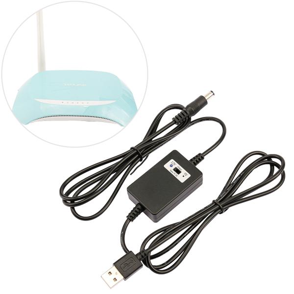 5V to 12V 2A DC Step Up Converter Cable for Car GPS Wifi Modem