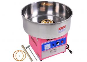 China Stainless Steel Snack Bar Equipment / Electric Cotton Candy Floss Machine wholesale