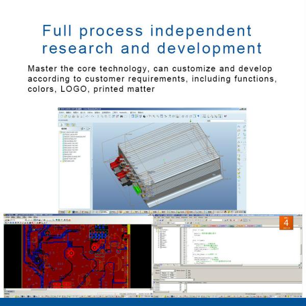 30A Solar Battery Charger Dual Input In-Vehicle Battery Charger DC 12V-DC12V For RV