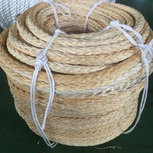 China 48mm Ship Towing 12 Strand UHMWPE Rope Synthetic Fiber Braided on sale
