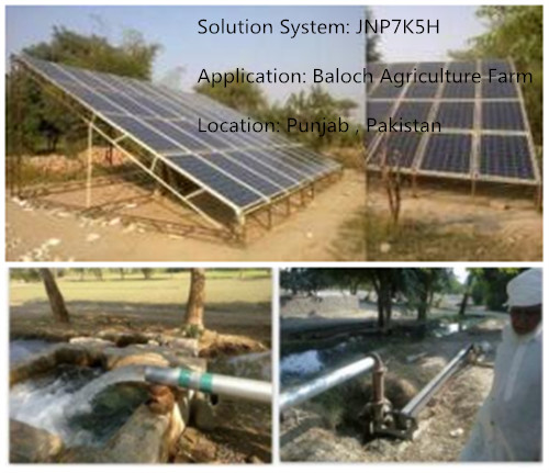 JNTECH 22kW Hybrid Deep Well Solar Water Pump System With AC Power Pack