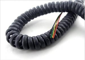 China UL Power Spring Push Pull Coil Cord Cable Industrial Spiral Retractable wholesale