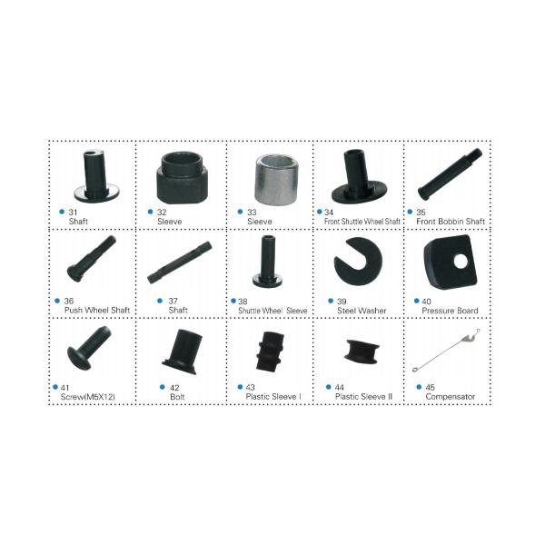12 Shuttle Circular Loom Spare Parts Sliders Assembly ATA Creation SBY-8506S