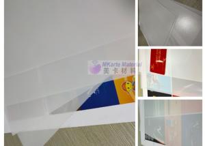 China Offset Printable Clear Polycarbonate PC Plastic Core Sheet For Contactless IC Cards on sale