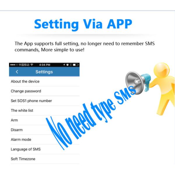 GSM alarm tracker for vehicle bicycle asset with noise vibration sensor alarm rf-v9+