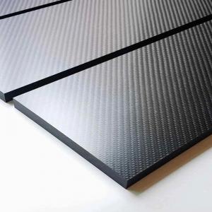 China High Hardness Board Material Twill Carbon Fiber Plate Sheet With Bright Glossy Surface on sale