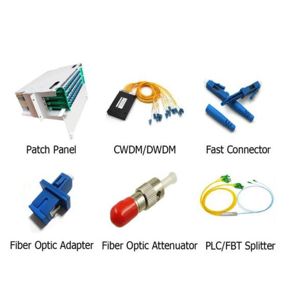 Pigtails & Patchcords 3m Fiber Optic Patch Cord SC FC Connector Outdoor Application