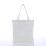 2019 New Eco Friendly Custom Logo Zipper Canvas Tote Cotton Shopping Bag