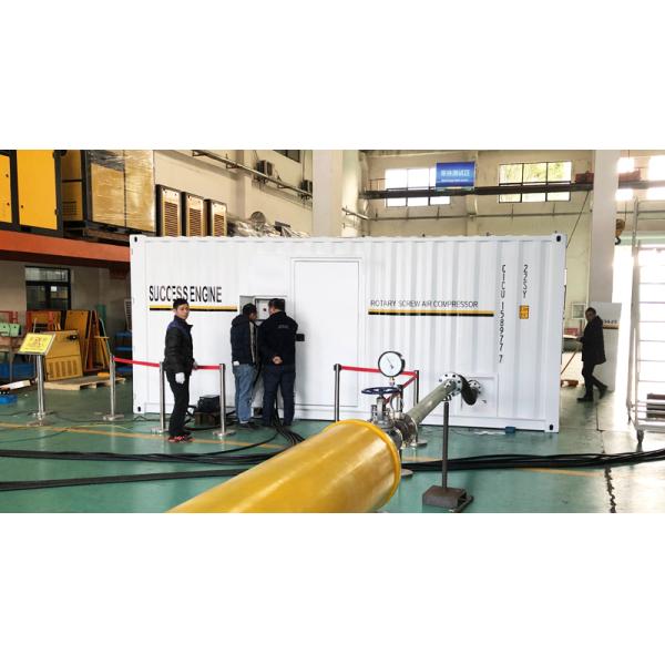 Containerized Screw Type Rotary Air Compressor 30 Bar Soft Start