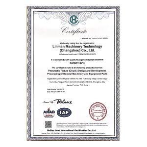 Lingman Machinery Technology (Changzhou) Co., Ltd. Certifications