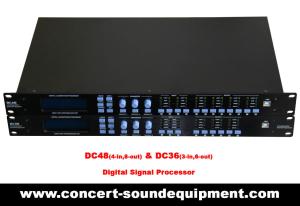 China Line Array Sound System / 4 input , 8 ouput Digital Signal Processor For Concert And Living Event wholesale
