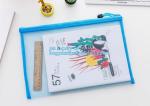 Mesh Waterproof Zipper File Document Bag, canvas A4 file document mesh zipper