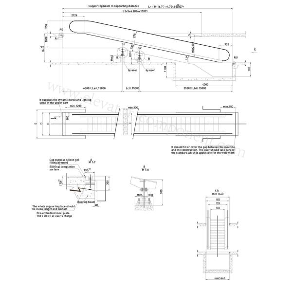 Ce Airport Sately Vvvf High Speed Moving Walkway For Large Passenger Lift