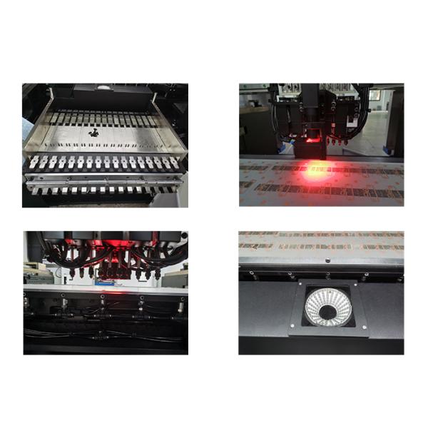 High Precision SMT Mounter Machine Automatic 2sets Camera For LED Lights