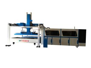Full automatic CNC metal fiber laser cutting machine with loading and unloading system