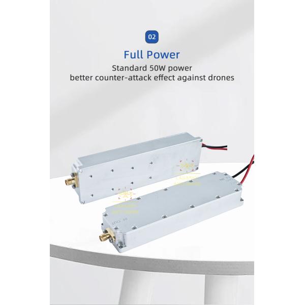 720-1020MHz 50W GaN Module Anti Drone Anti Fpv Anti Dji Anti Autel Fpv Suppresor 700-1000MHz RF Module