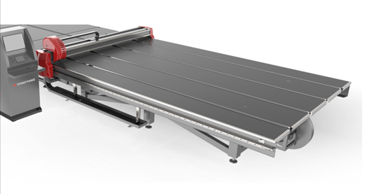 2600*2000 CNC Glass Cutting Machine With Breaking Table And Loading Table