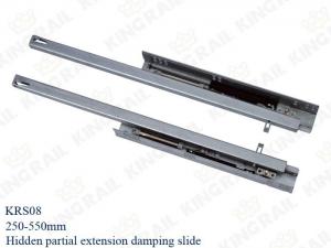 China NEW half extension Drawer slides Installation Drawer Metal Sides wholesale