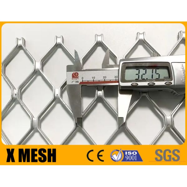 Durable Cut Edge Coated Expanded Metal Mesh Diamond
