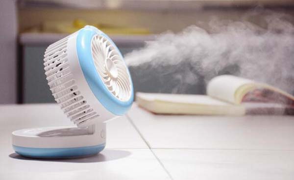 Foldable Beauty Spray USB Mini Fan Portable Handheld Cooling Mini Fan